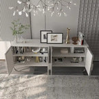 Meuble d'appoint en bois à 4 portes Clihome Furniture