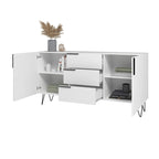 Buffet Manhattan Comfort Beekman 62,99 avec 4 étagères