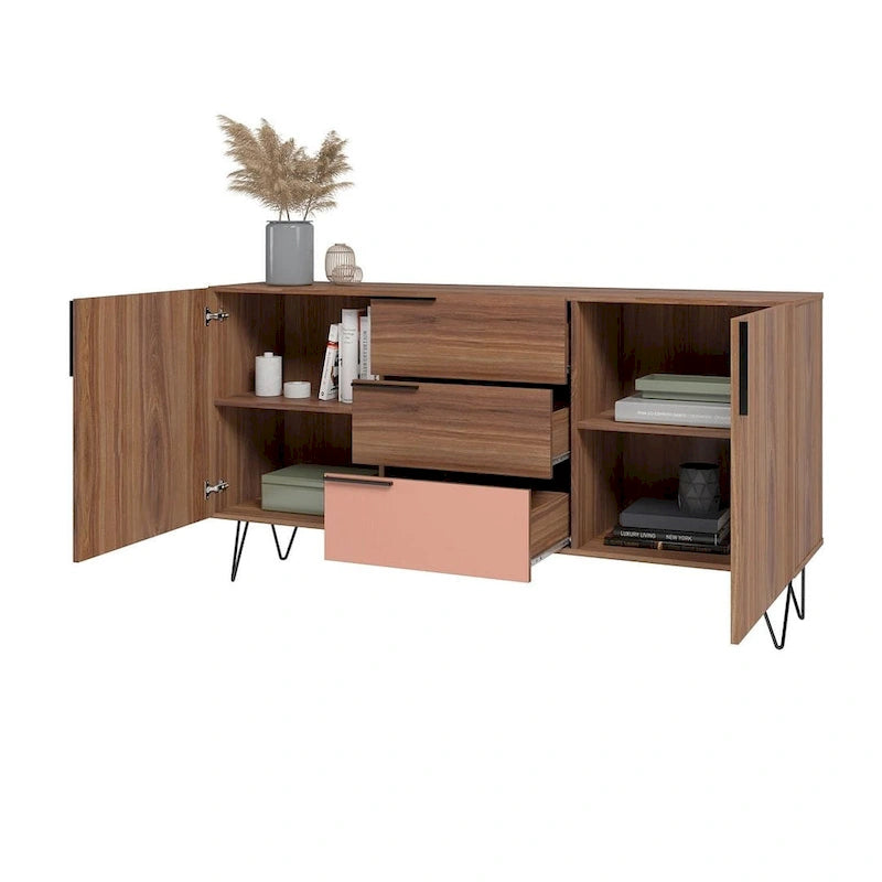 Buffet Manhattan Comfort Beekman 62,99 avec 4 étagères