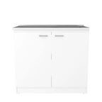 Ensemble de cuisine TUHOME Phoenix 2 pièces avec îlot central et meuble sous-évier - Non disponible