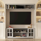 Ensemble de salon avec meuble TV et deux portes bibliothèque 102/68,1L