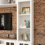 Ensemble de salon avec meuble TV et deux portes bibliothèque 102/68,1L