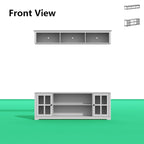 Ensemble de salon avec meuble TV et deux portes bibliothèque 102/68,1L