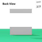 Ensemble de salon avec meuble TV et deux portes bibliothèque 102/68,1L