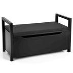 Banc à chaussures en bois pour entrée, chambre ou salon