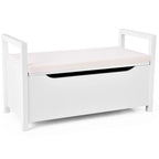 Banc à chaussures en bois pour entrée, chambre ou salon