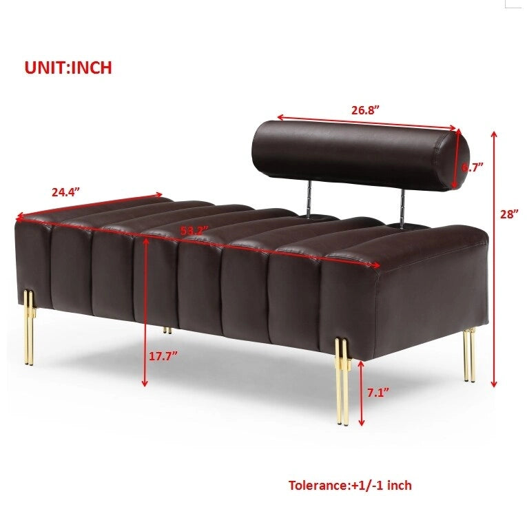 Banc de lit moderne de largeur