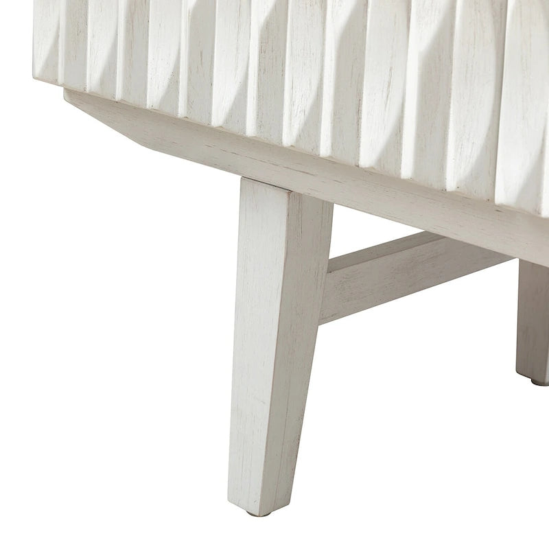 Buffet Joanna à motifs géométriques sculptés modernes par HULALAHOME