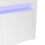 Buffet de salon avec éclairage LED et 3 portes