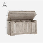 Banc à chaussures pour entrée - 15,7 cm (P) x 39,4 cm (L) x 19,2 cm (H)