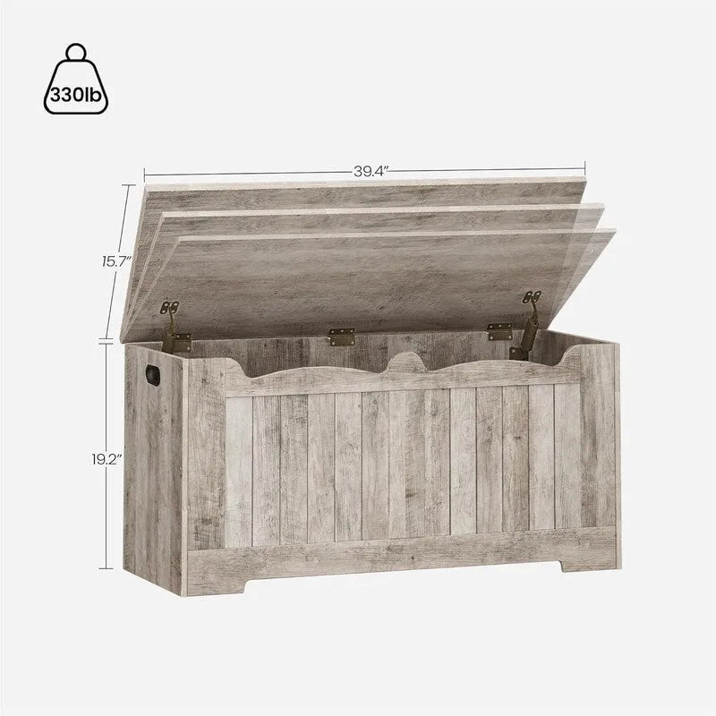 Banc à chaussures pour entrée - 15,7 cm (P) x 39,4 cm (L) x 19,2 cm (H)