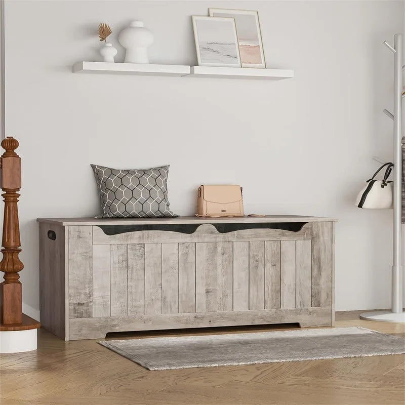 Banc à chaussures pour entrée - 15,7 cm (P) x 39,4 cm (L) x 19,2 cm (H)