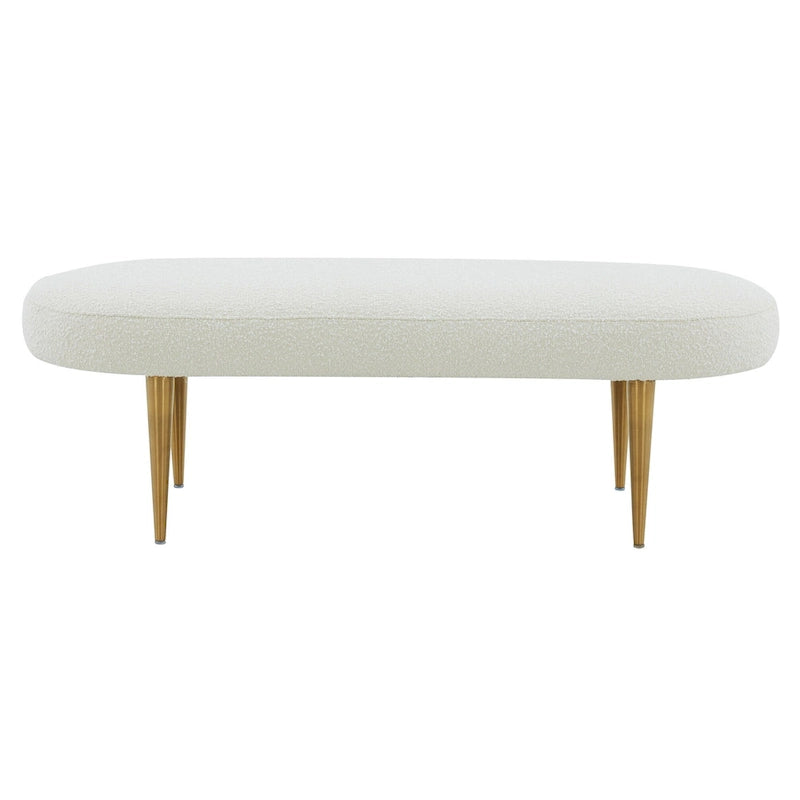 Banc ovale SAFAVIEH Couture Garnette - 48 po L x 18 po P x 16 po H