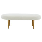 Banc ovale SAFAVIEH Couture Garnette - 48 po L x 18 po P x 16 po H