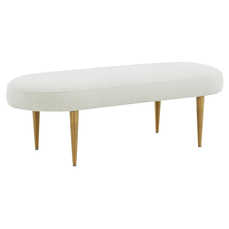 Banc ovale SAFAVIEH Couture Garnette - 48 po L x 18 po P x 16 po H