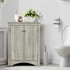 Meuble d'angle autoportant à 2 portes et étagères réglables - 80 cm de hauteur