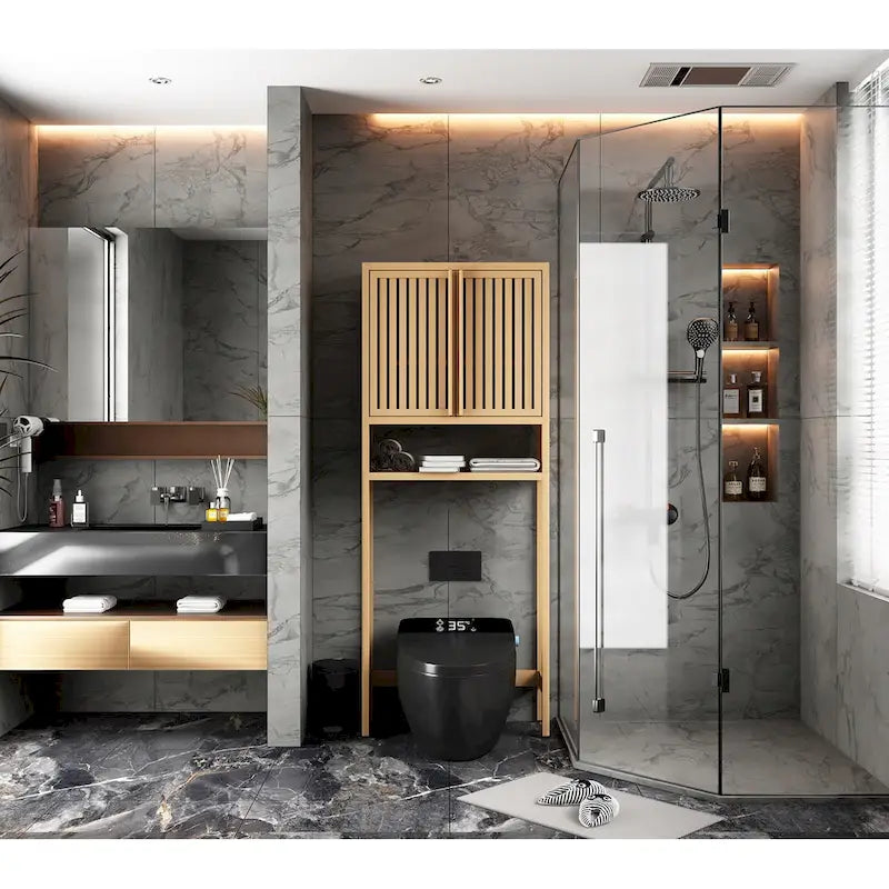 étagère de rangement pour toilettes indépendante