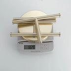 Barre de comptoir autoportante avec double porte-serviettes en forme de T pour salle de bain ou cuisine