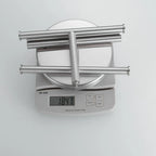 Barre de comptoir autoportante avec double porte-serviettes en forme de T pour salle de bain ou cuisine