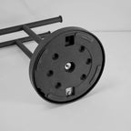 Barre de comptoir autoportante avec double porte-serviettes en forme de T pour salle de bain ou cuisine