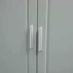 Armoire de rangement haute pour salle de bain avec portes et trois tiroirs