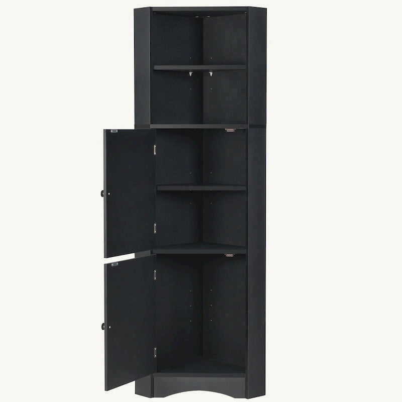 Armoire d'angle haute pour salle de bain