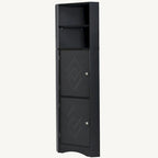 Armoire d'angle haute pour salle de bain