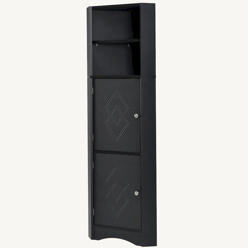 Armoire d'angle haute pour salle de bain