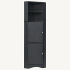 Armoire d'angle haute pour salle de bain