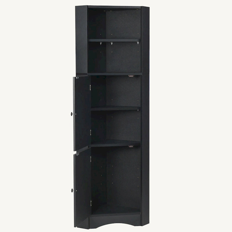 Armoire d'angle haute pour salle de bain