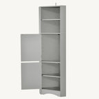 Armoire d'angle haute pour salle de bain