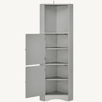 Armoire d'angle haute pour salle de bain