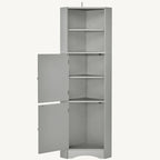 Armoire d'angle haute pour salle de bain