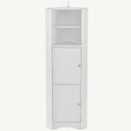 Armoire d'angle haute pour salle de bain