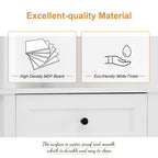 Armoire haute triangulaire blanche avec 3 tiroirs et étagères réglables pour salle de bain, panneau MDF finition peinte