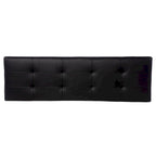 Banc contemporain Cassatt en tissu noir