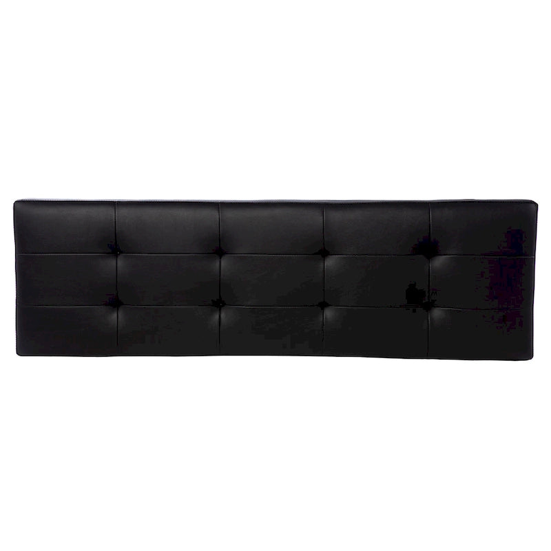 Banc contemporain Cassatt en tissu noir