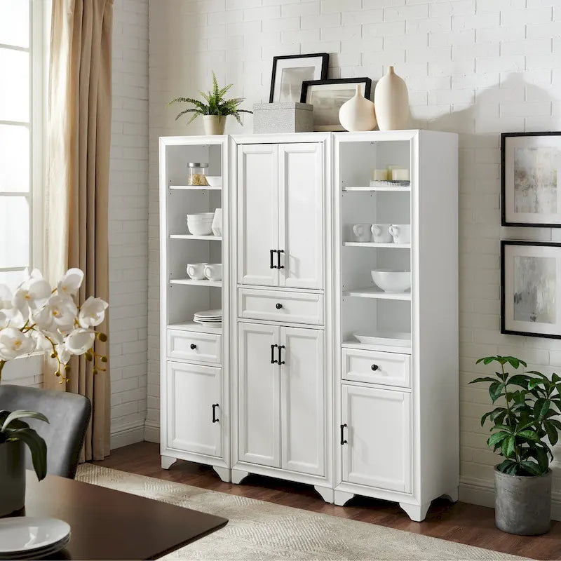 Ensemble de rangement 3 pièces Crosley Tara - 59,75 po L x 15 po P x 67,75 po H