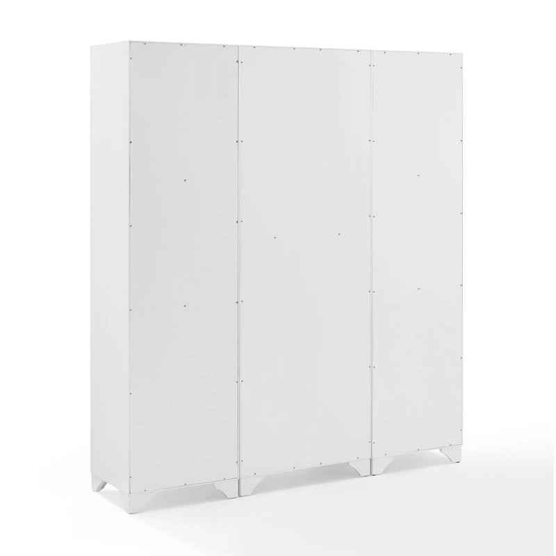 Ensemble de rangement 3 pièces Crosley Tara - 59,75 po L x 15 po P x 67,75 po H