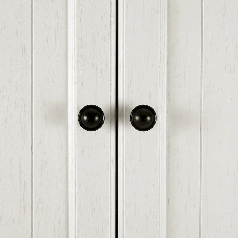 Meuble gain de place Crosley Seaside, blanc vieilli