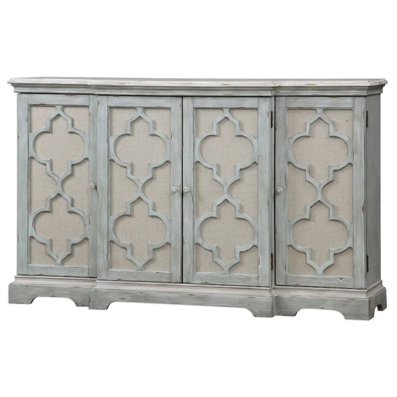 Uttermost Sophie Sea Grey 4-door Cabinet