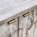 Console Uttermost Catori en ivoire fumé