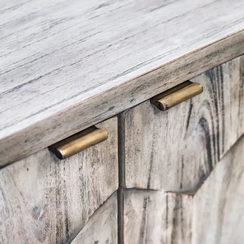 Console Uttermost Catori en ivoire fumé