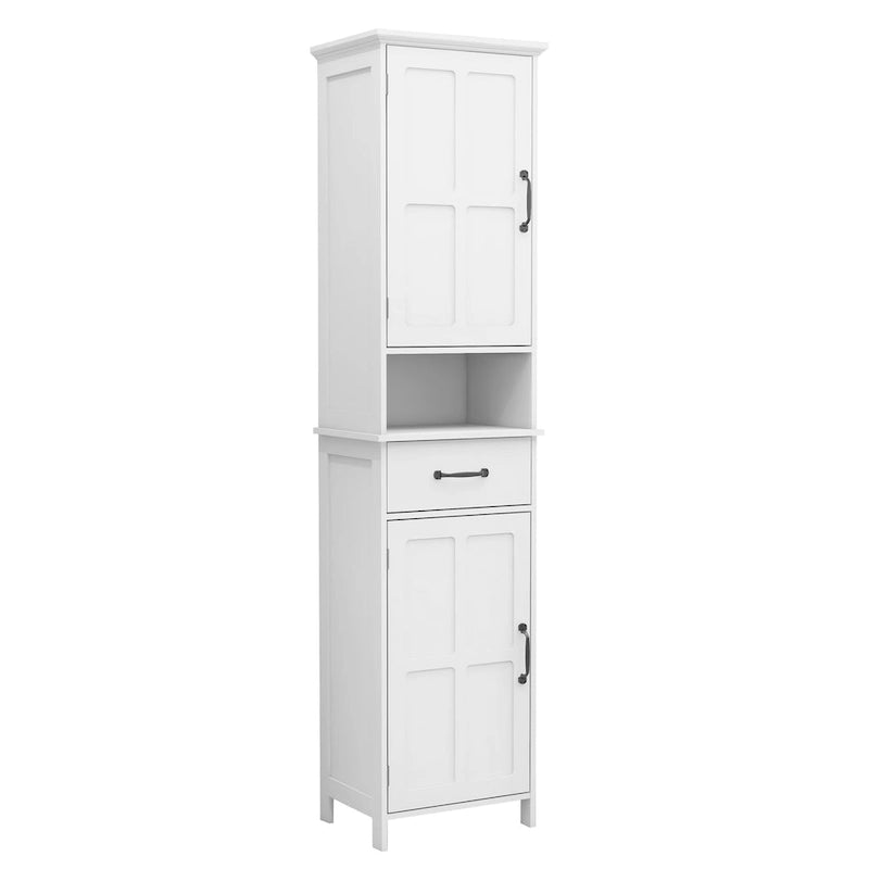 Armoire sur pied étroite à double porte