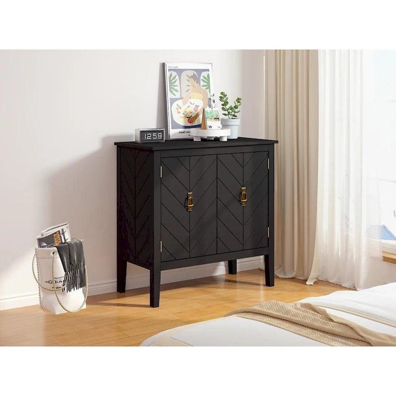 Armoires en bois à 2 portes