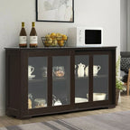 Buffet/armoire de rangement avec porte coulissante - 42 x 13,0 x 24,5 (L x l x H)