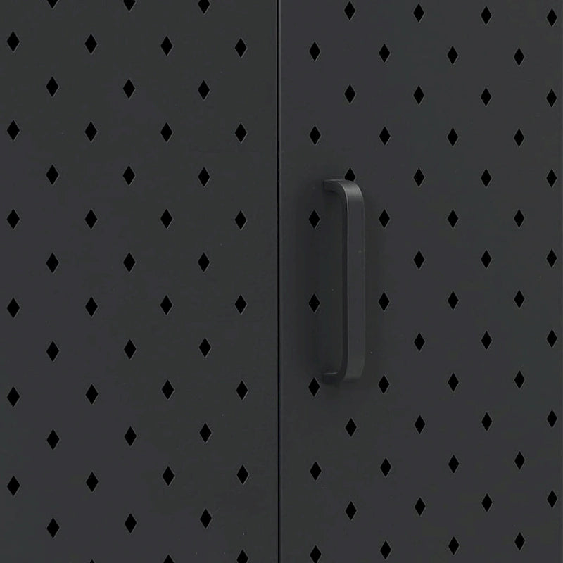 buffet de rangement vidaXL pour cuisine, salon ou entrée, en acier