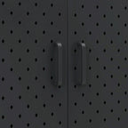 buffet de rangement vidaXL pour cuisine, salon ou entrée, en acier