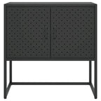 buffet de rangement vidaXL pour cuisine, salon ou entrée, en acier