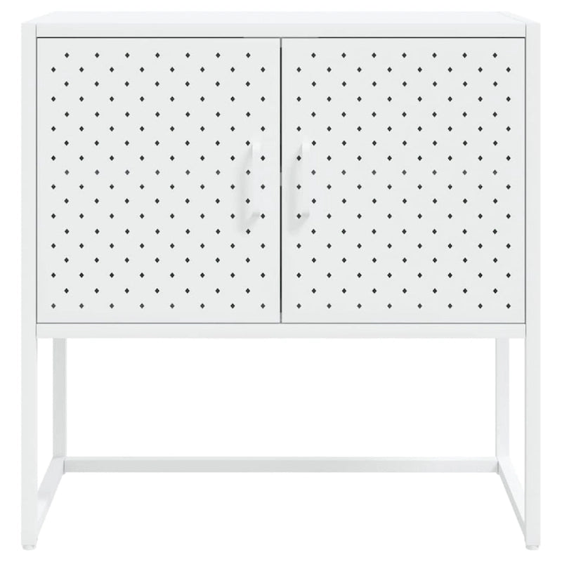 buffet de rangement vidaXL pour cuisine, salon ou entrée, en acier